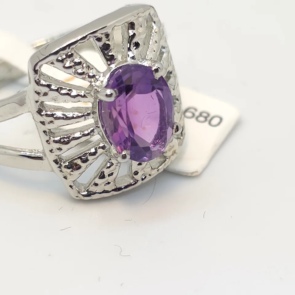 Amethyst sterling Silver ring 