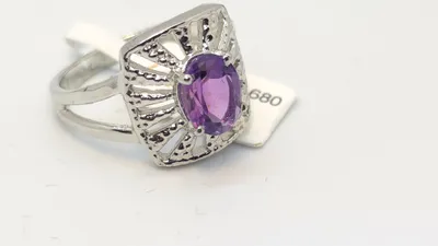Amethyst sterling Silver ring 
