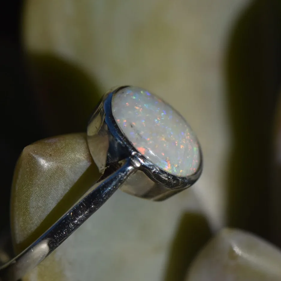 Coober Pedy Opal Ring  - 2