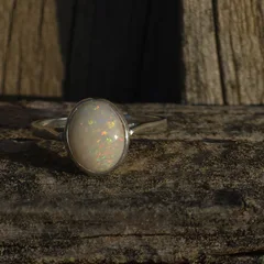 Coober Pedy Opal Ring  - 4