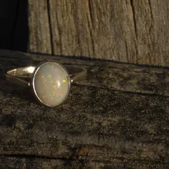 Coober Pedy Opal Ring  - 5