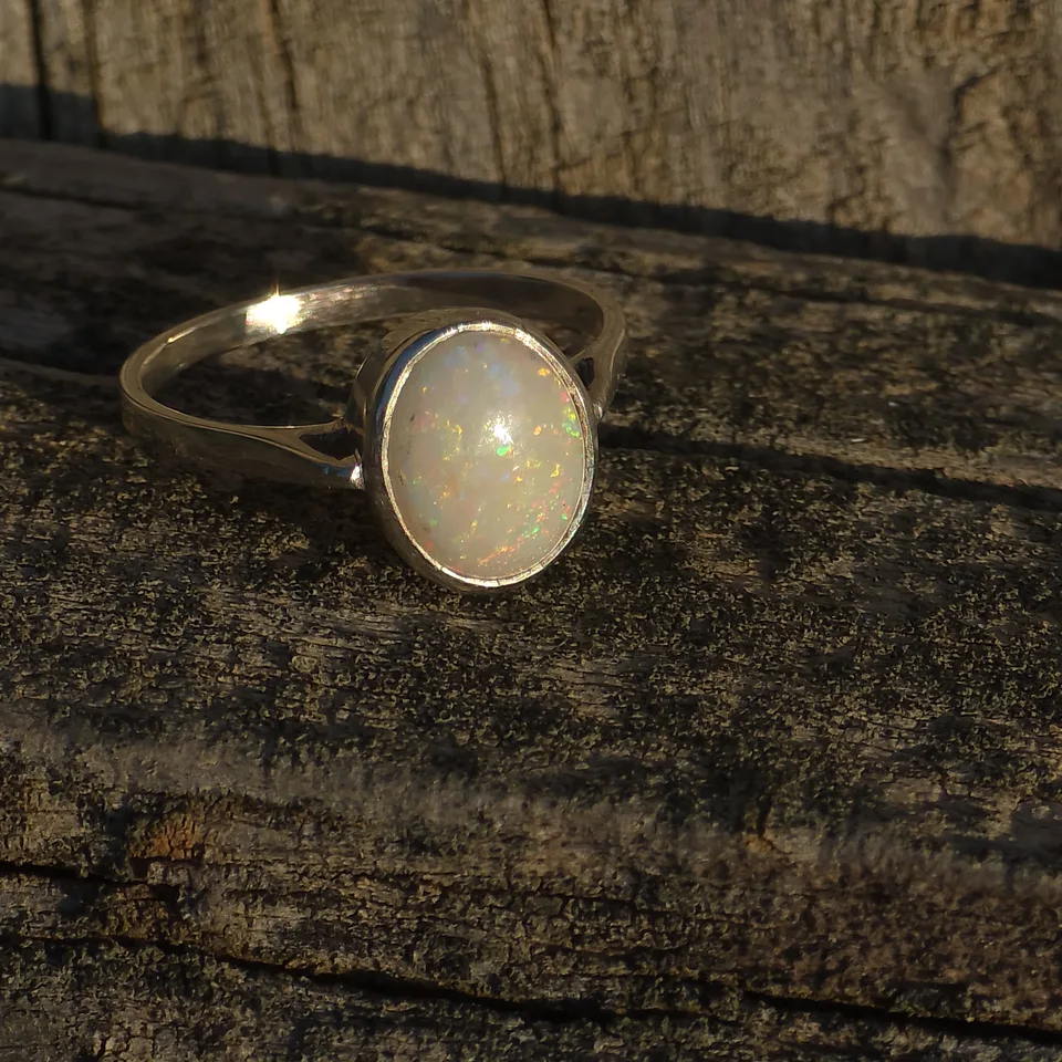 Coober Pedy Opal Ring  - 7