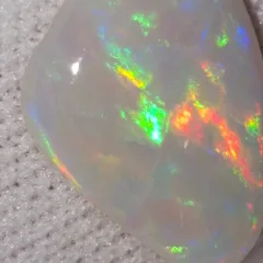 Dark Base Coober Pedy Opal Gem,  Polished Australian Opal.  - 2
