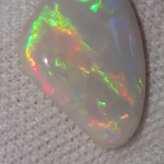 Dark Base Coober Pedy Opal Gem,  Polished Australian Opal.  - 4