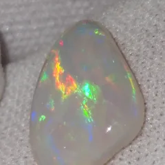 Dark Base Coober Pedy Opal Gem,  Polished Australian Opal.  - 6