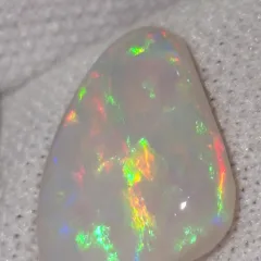 Dark Base Coober Pedy Opal Gem,  Polished Australian Opal.  - 9