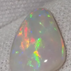 Dark Base Coober Pedy Opal Gem,  Polished Australian Opal.  - 10