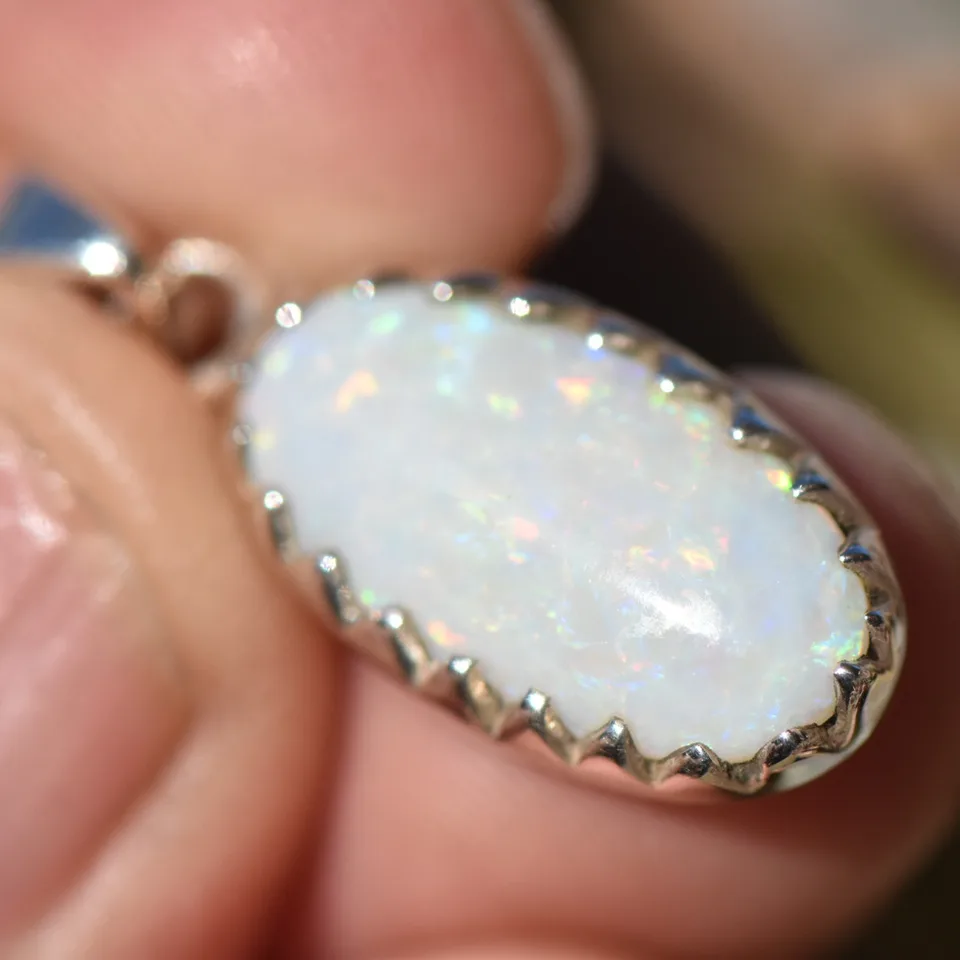 Coober Pedy Opal Pendant - 3