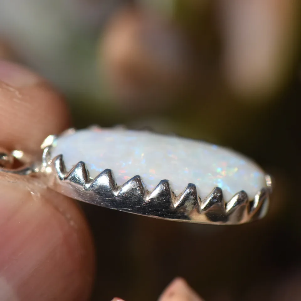 Coober Pedy Opal Pendant - 4