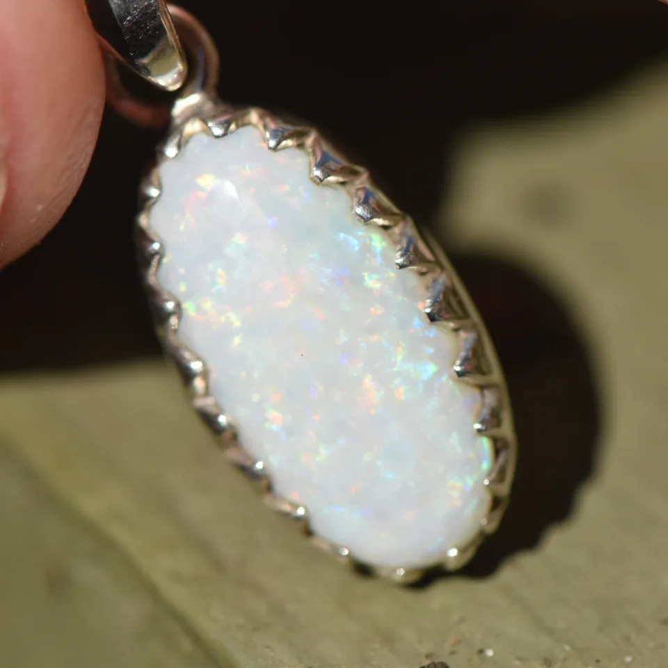 Coober Pedy Opal Pendant - 5