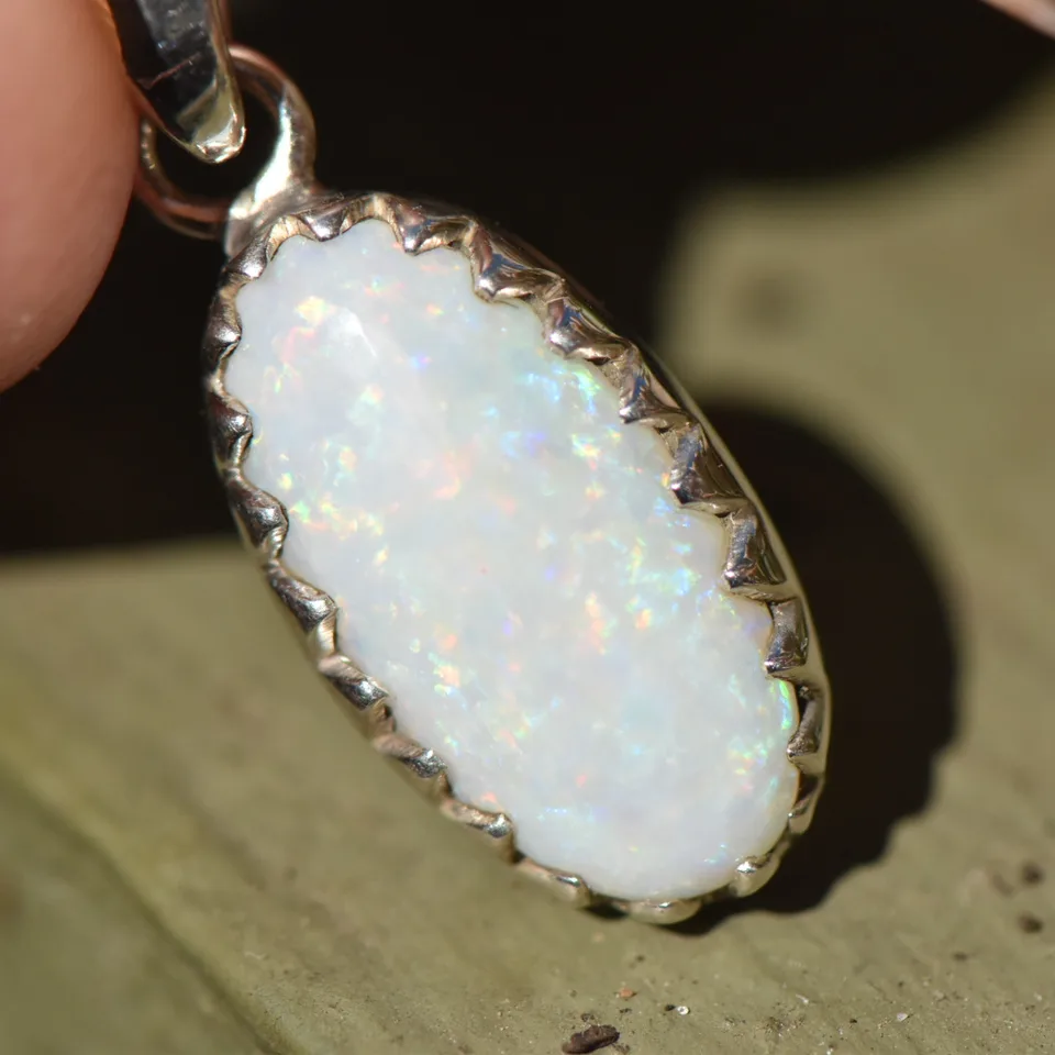 Coober Pedy Opal Pendant - 6