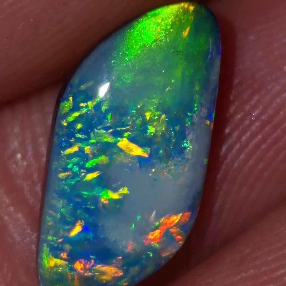Lightning Ridge Opal Doublet Stone. - 4
