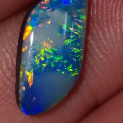 Lightning Ridge Opal Doublet Stone.   - 7