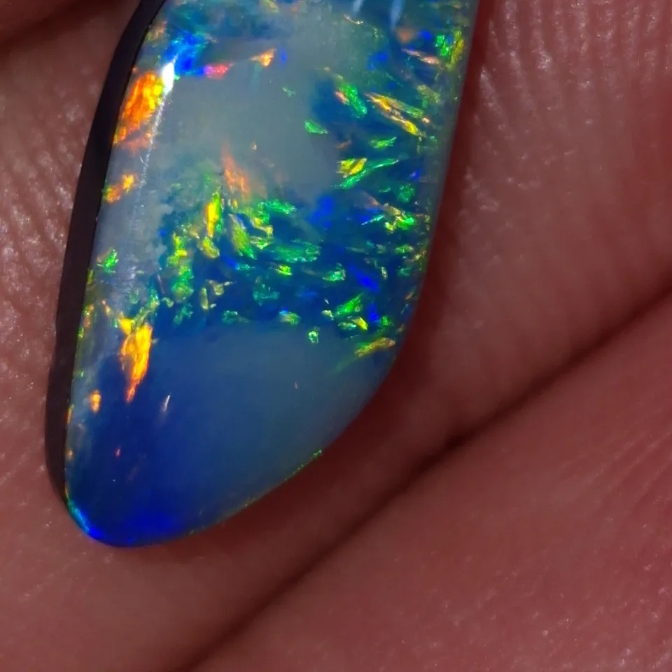 Lightning Ridge Opal Doublet Stone. - 8