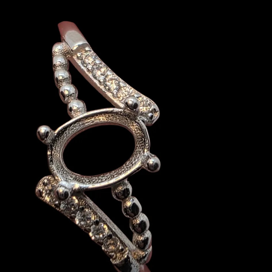 Sterling Silver Ring Blank - 3