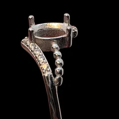 Sterling Silver Ring Blank - 4