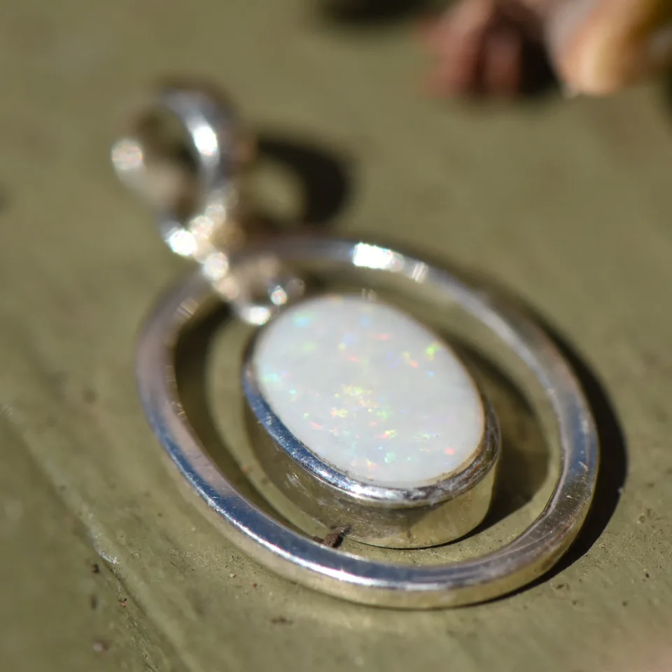 Coober Pedy Opal Pendant - 2