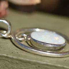 Coober Pedy Opal Pendant - 3