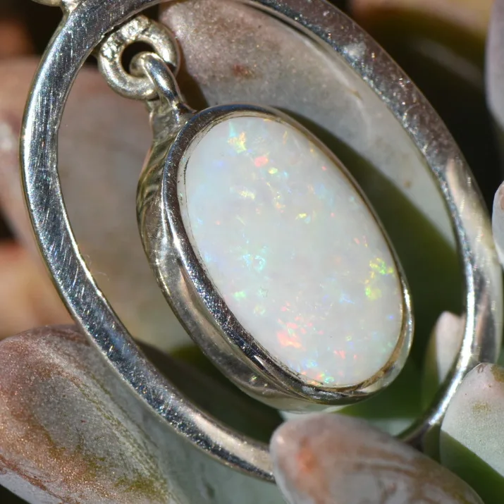 Coober Pedy Opal Pendant - 4