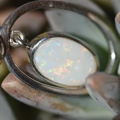 Coober Pedy Opal Pendant - 5