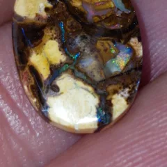 Koroit Boulder Opal Cabochon Stone.  Polished Australian Boulder Opal  - 2