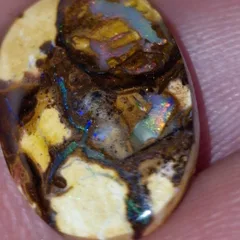 Koroit Boulder Opal Cabochon Stone.  Polished Australian Boulder Opal  - 4