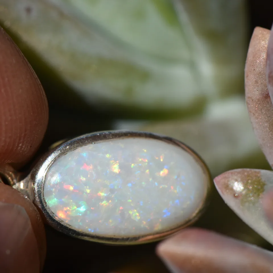 Coober Pedy Opal Pendant - 5