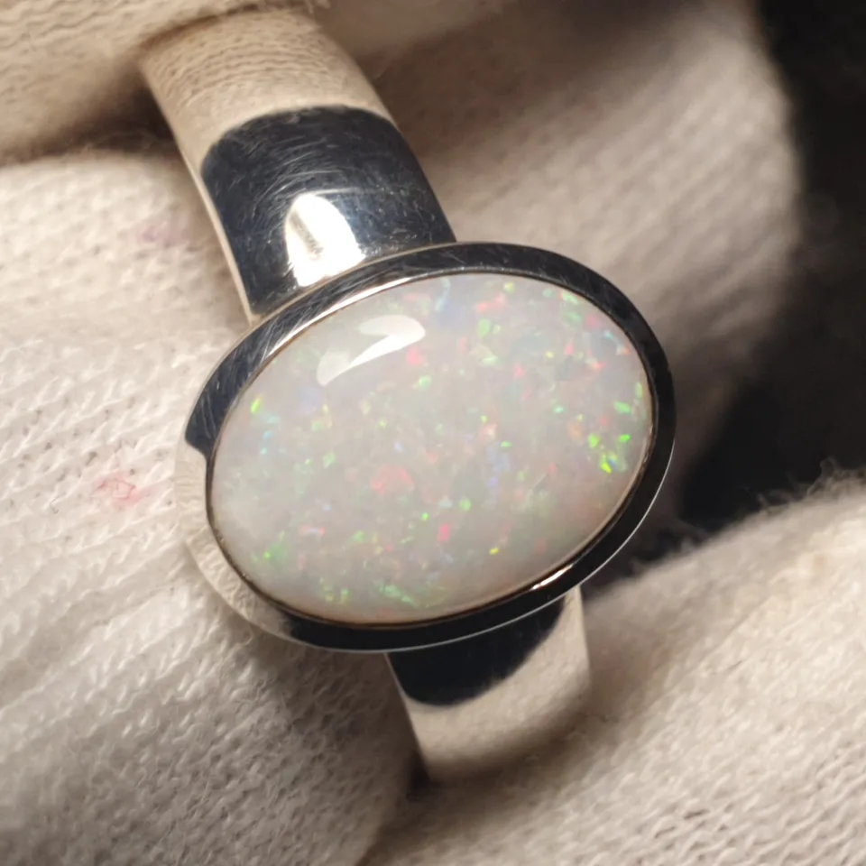 Coober Pedy Opal ring - 4