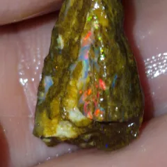 Tops Red multicolour Boulder from Opalton.   - 1