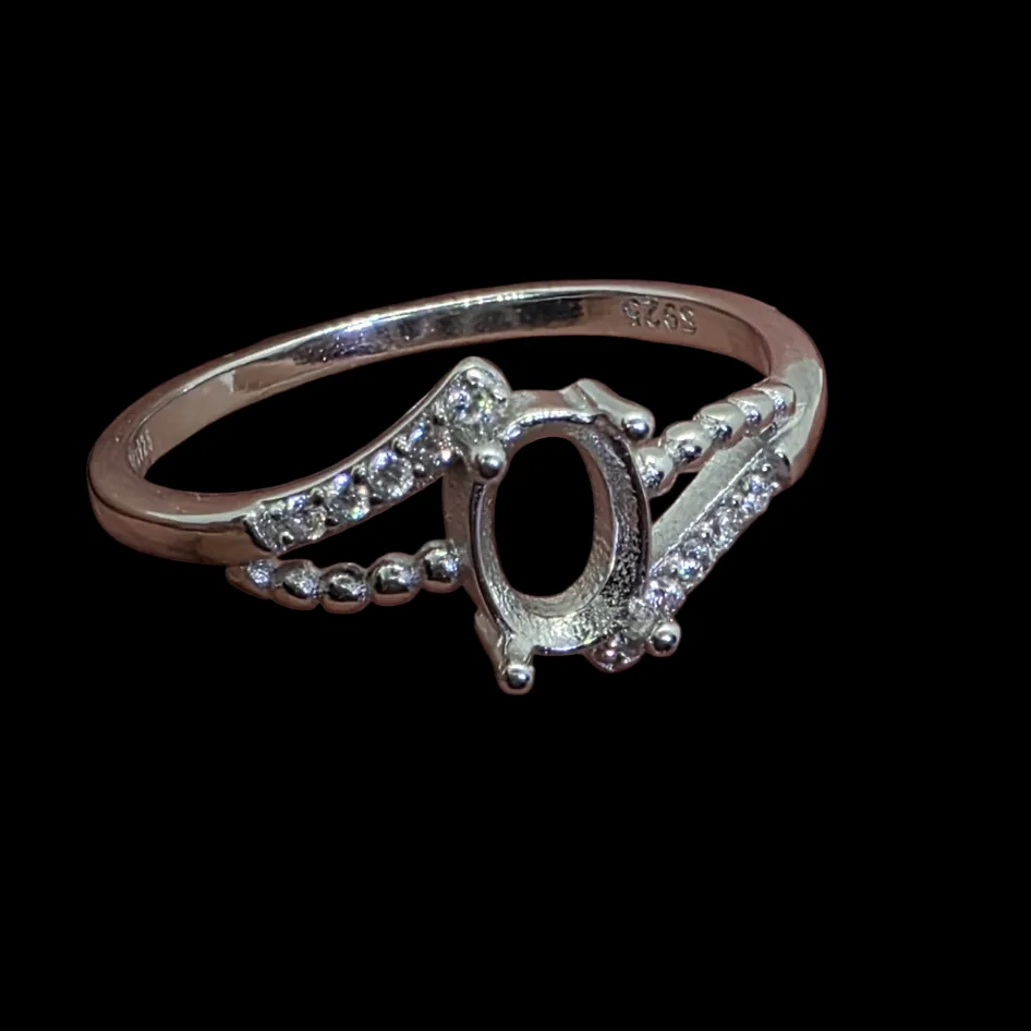 Sterling Silver ring blank - 2