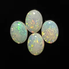 4x Coober Pedy unset opal gems - 2