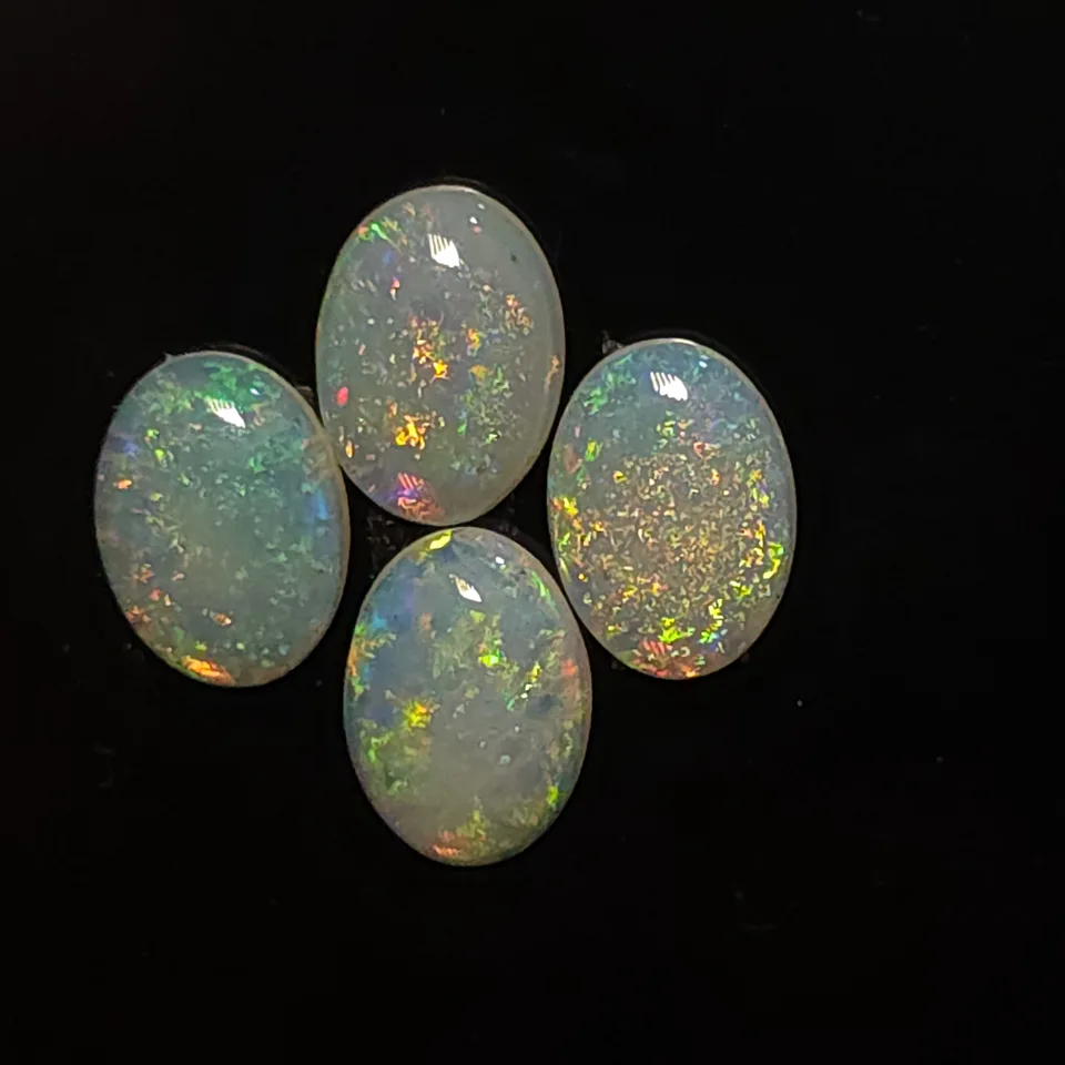 4x Coober Pedy unset opal gems - 3