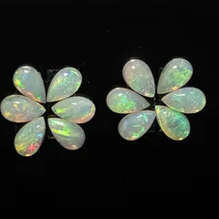 12x Pear Shape Coober Pedy Opal stones - 3