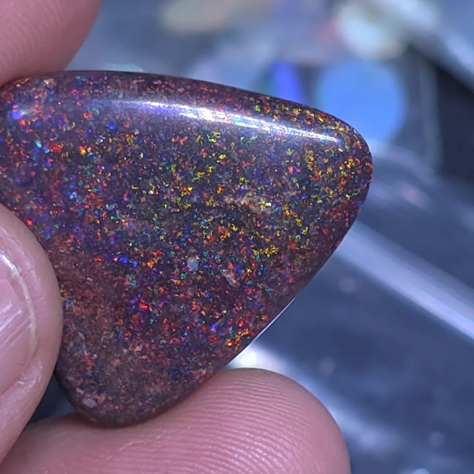 20 Carats Andamooka matrix opal stone - 3