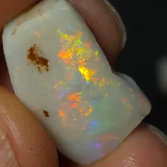 Coober Pedy Dark base opal rub - 2