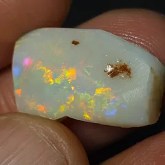 Coober Pedy Dark base opal rub - 3