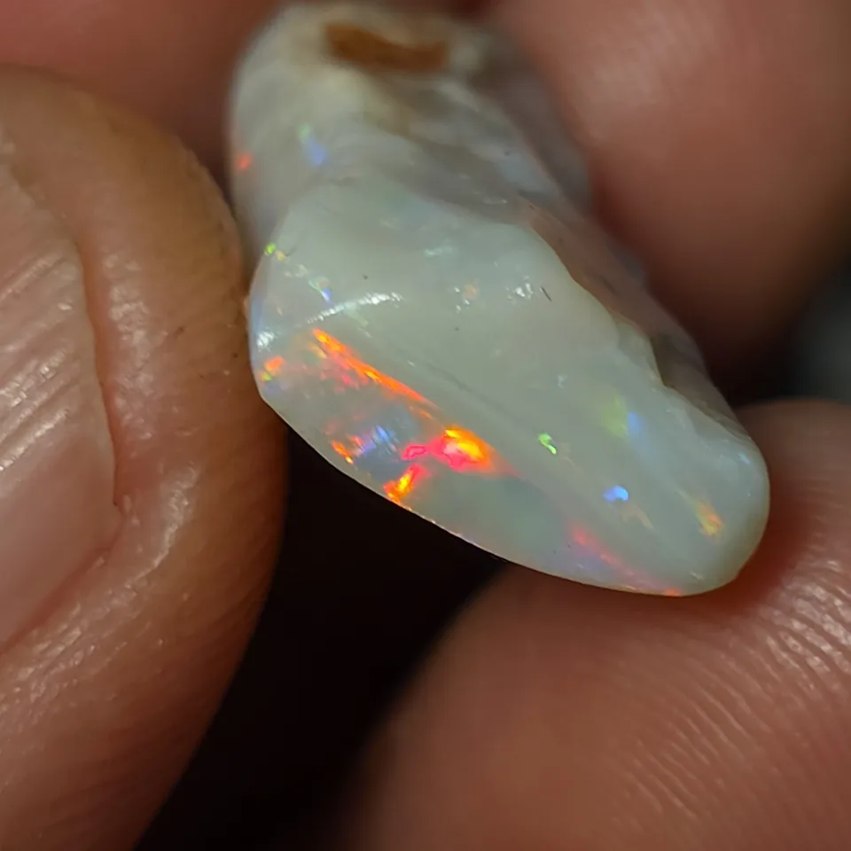 Coober Pedy Dark base opal rub - 7