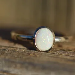 Coober Pedy Opal Ring Silver 925 - 3