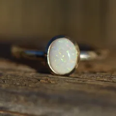 Coober Pedy Opal Ring Silver 925 - 4