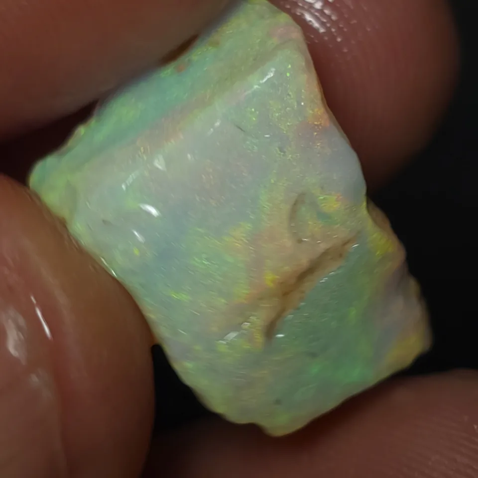$1 No Reserve-Coober Pedy Opal Gamble Rough - 5