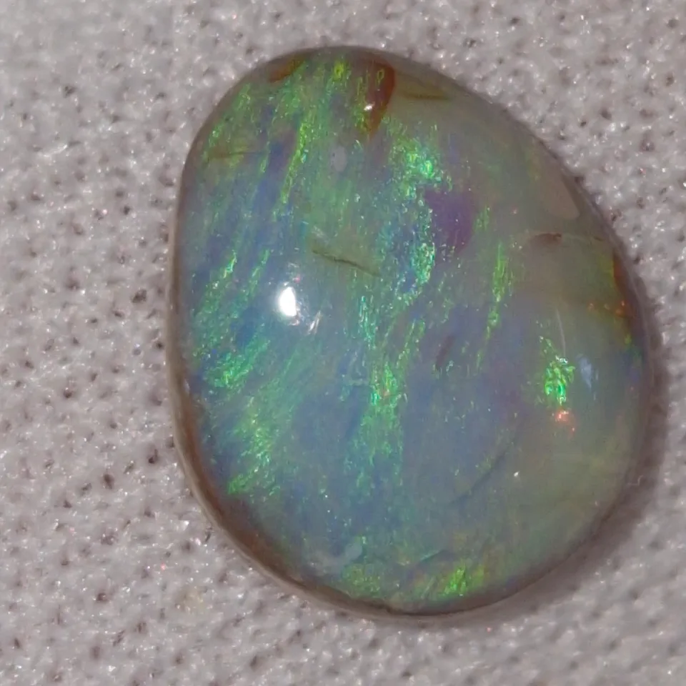 Mintabie Opal Stone.  Small fiery ring stone to set. 