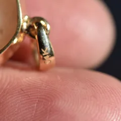 14K Gold Opal Pendant - 8